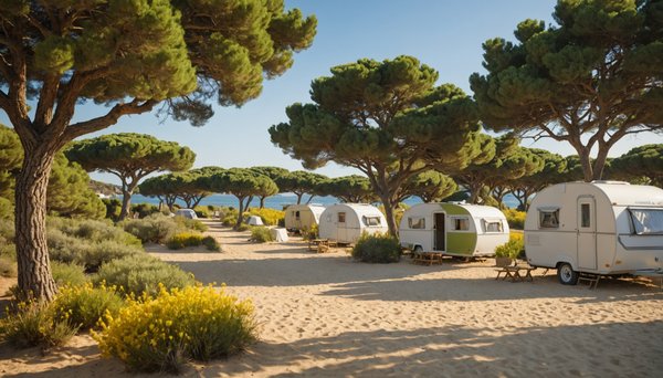 Sejour en camping a bormes les mimosas pres de la plage