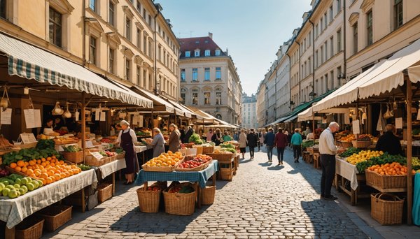 Découverte des meilleurs marchés locaux de Vienne : un guide pour les amateurs de produits frais et d'artisanat